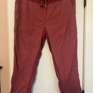 Lululemon Athletica Women's Maroon Capris